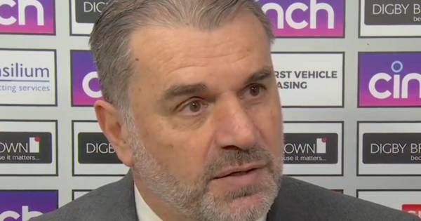 Ange Postecoglou takes Celtic VAR swipe as boss insists it misses nothing ‘especially with us’