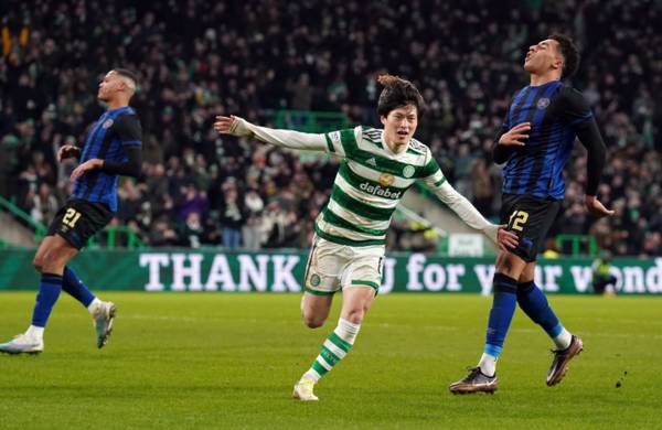 Kyogo Furuhashi on target again as Celtic maintain nine-point lead over Rangers