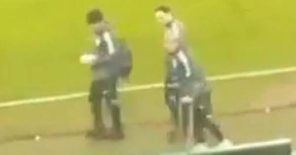 Daizen Maeda facing Celtic injury blow as he’s spotted leaving Parkhead on crutches