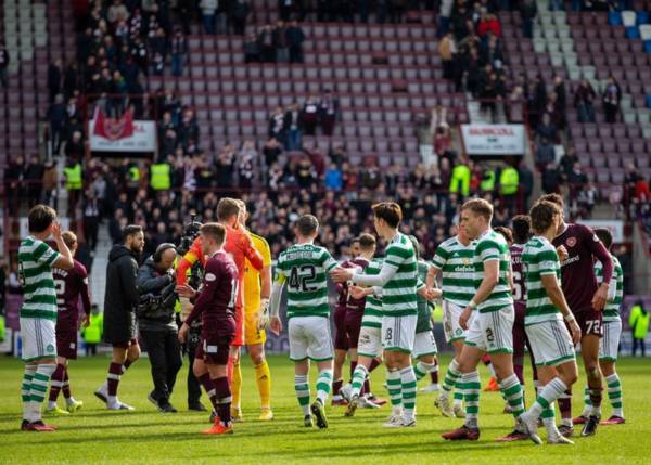 Video: Brilliant footage as Celtic fans go under cover at Tynecastle