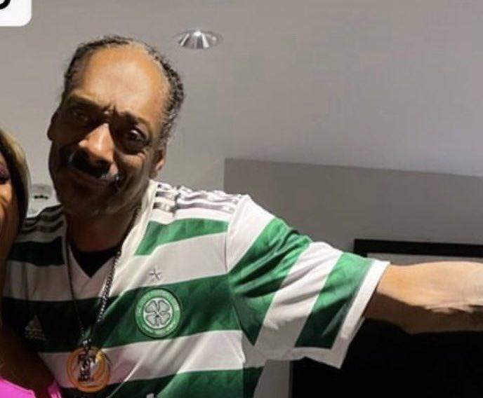 Photo: Snoop Dogg in the Hoops ahead of Celtic v Hibs match