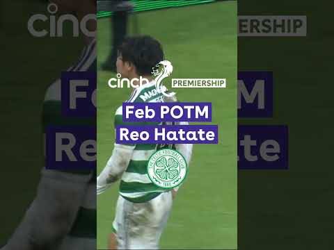 Reo Hatate | cinch Premiership Player of the Month for February #shorts