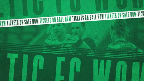 Celtic FC Women v Partick Thistle – Tickets on sale