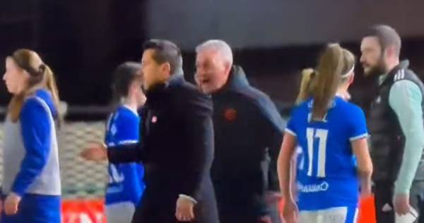 Rangers coach headbutts Celtic manager and sparks brawl at women’s O** F*** derby