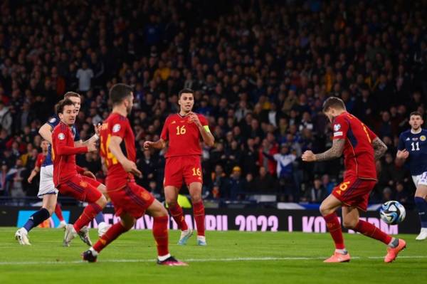 Video – Scott McTominay gives Scotland an early lead against Spain at Hampden