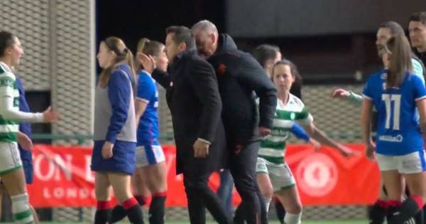 Rangers Women’s coach Craig McPherson breaks silence on alleged headbutt on Celtic boss