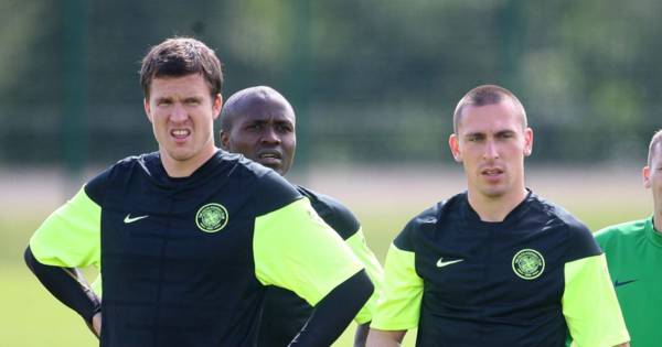 Scott Brown and Gary Caldwell reunite in Fleetwood vs Exeter dugout as ex Celtic teammates go head to head