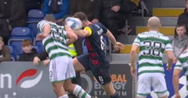 Celtic penalty vs Ross County ‘clear handball’ as ex SPFL ref rubbishes Malky MacKay complaints