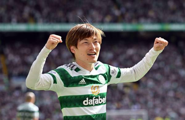 Praise for Celtic’s in-form Japan star after 27th and 28th goals of the season