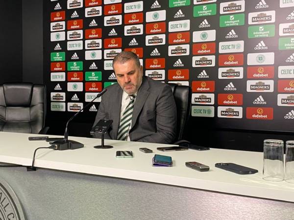 “I thought we should have had a penalty at Ibrox, but it doesn’t really matter,” Ange Postecoglou