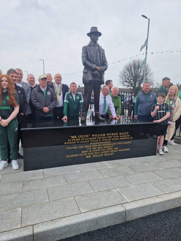 Tremendous Scenes As Willie Maley Statue Is Unveiled