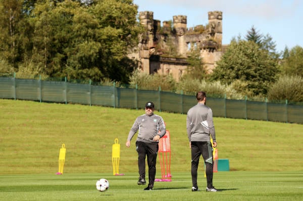 The reason why some Celtic fans got to watch training at Lennoxtown today