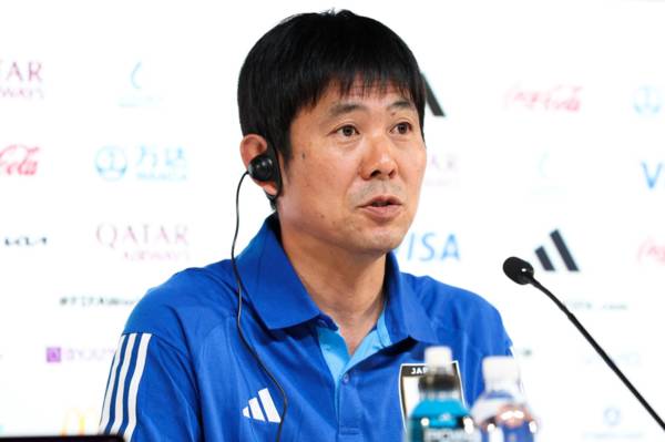 Report: Japan boss Hajime Moriyasu appears to have overlooked Celtic stars again