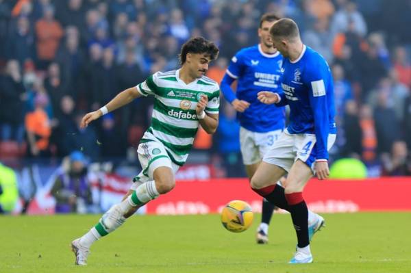 Photo: Hatate and Jota train ahead of Scottish Cup Semi Final against Rangers