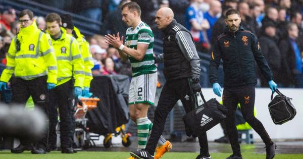 Alistair Johnston Celtic injury blow after 50/50 with Rangers star Borna Barisic