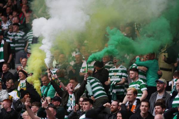 Celtic Fans Make Waves with Hampden Chant; CeltsAreHere Footage