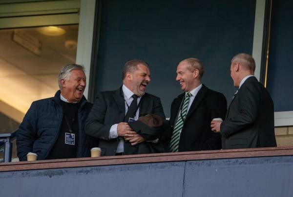 Ange Postecoglou Pictured with Peter Lawwell; If You Know the History