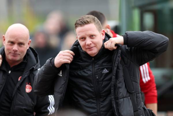 Barry Robson’s first press conference as Aberdeen boss; ex-Celtic player immediately targets Rangers