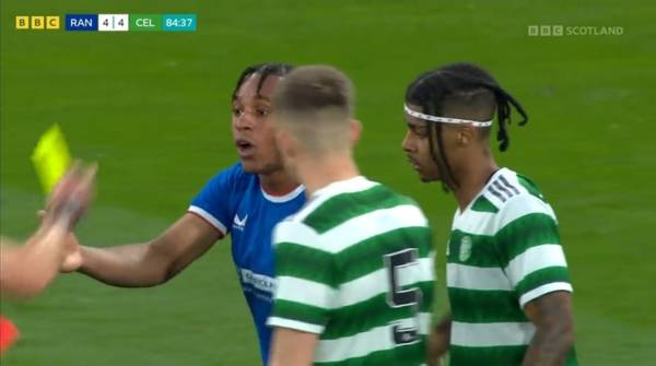 “They Teach Cheating At Every Level” Celtic Fans React As Ibrox ‘wonderkid’ Sent Off For Diving Twice In Final