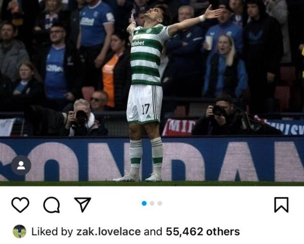 “Your Players Will Be Celtic Fans” – Bears In Meltdown As Ibrox ‘Wonderkid’ Likes Jota’s Celebration Post