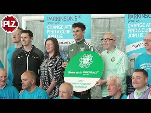 Matt O’Riley launches Celtic’s Walking Football programme