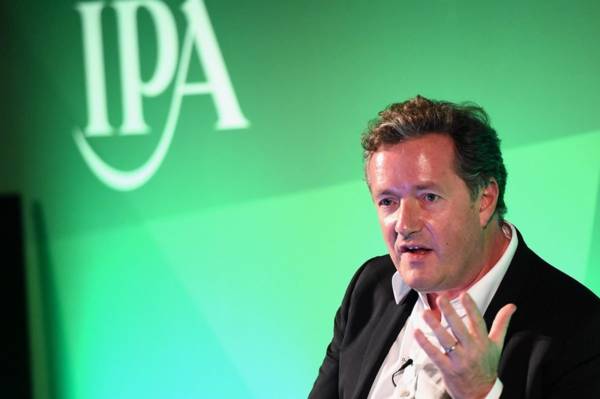 Piers Morgan, “Champion of freedom of speech”, just not for Celtic fans