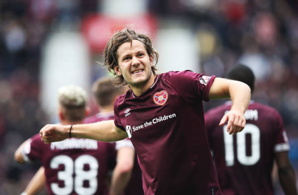 Hearts man out to spoil title party but admits Celtic are “by far the best team in Scotland”