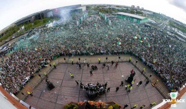 Iconic Image Of Celtic Park Title Celebrations Emerges