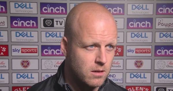 Steven Naismith snaps at Hearts red card in Celtic defeat after VAR call interfered despite ‘no clear and obvious error’