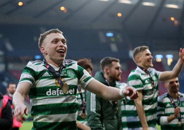 Watch as Alastair Johnston is mobbed by Celtic fans on London Road