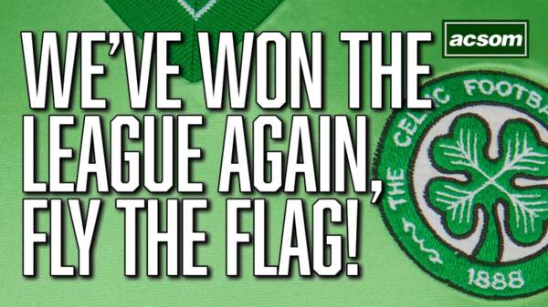 We’ve won the league again, fly the flag