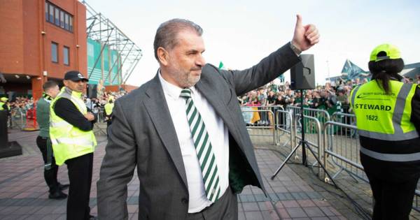 Ange Postecoglou delivers on Celtic promise as he bursts with pride after ‘throwing some words out’ during title party