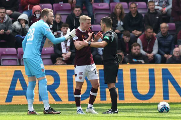 Dermot Gallagher says Hearts red card v Celtic was ‘obvious’