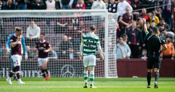 Lawrence Shankland reveals Hearts vs Celtic red card explanation from Nick Walsh after chat with official