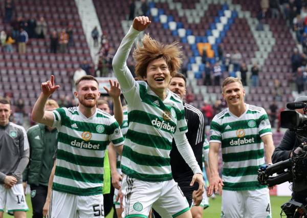 Unedited- watch Celtic’s full-time celebrations at Tynecastle