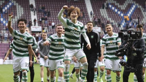 Watch: Celtic Players Do The Huddle As Title Party Commences