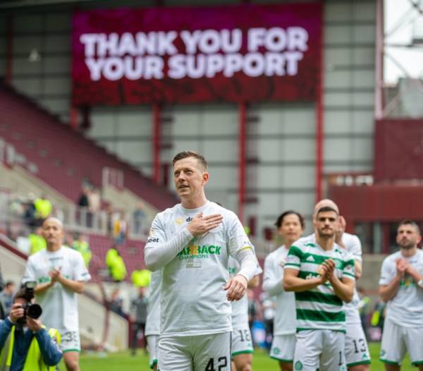 “When the objective is achieved, you are quietly a little bit relieved,” Callum McGregor