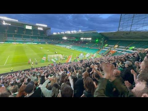 Green Brigade / Bhoys Celebrating (Celtic Women V Glasgow City) 3-1!!!