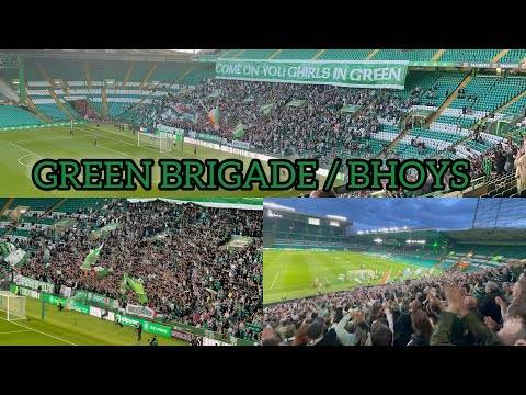 (Green Brigade / Bhoys) Celtic Women V Glasgow City) 3-1!!!!