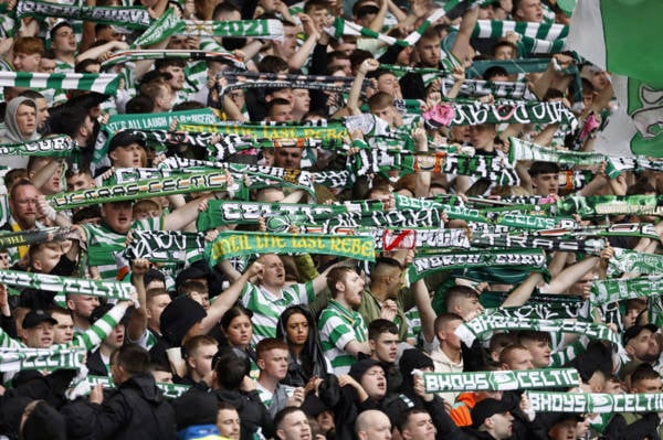 Photo: The Celtic End in all its glory at Celtic Park tonight