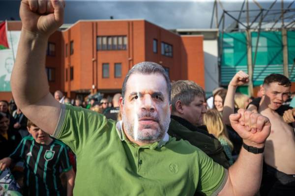 Ange Postecoglou on remarkable celebrations outside Celtic Park last Sunday