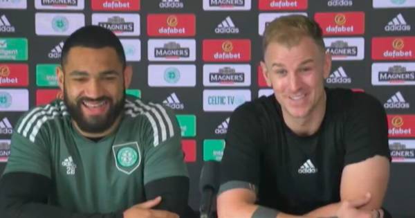 Joe Hart troll backfires as Celtic pal Cameron Carter Vickers left in stitches by US interview ‘chess move’