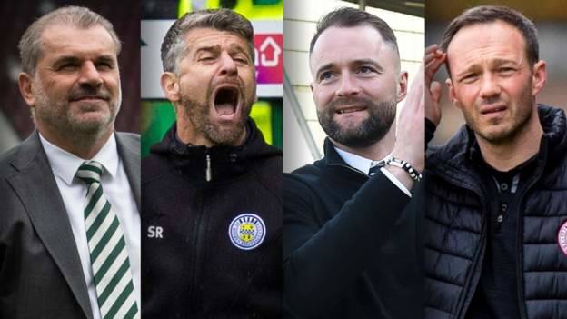 PFA Manager of the Year: Celtic, St Mirren, Dunfermline Athletic and Stirling Albion bosses vie for honour