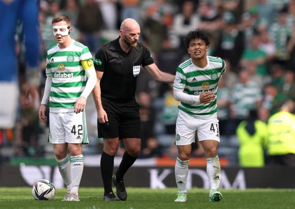 Bobby Madden explains why Celtic were denied a penalty at Ibrox