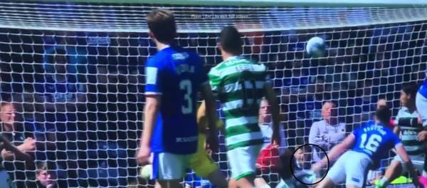 Video emerges Celt dragged to the ground for Rangers goal, VAR did NOTHING