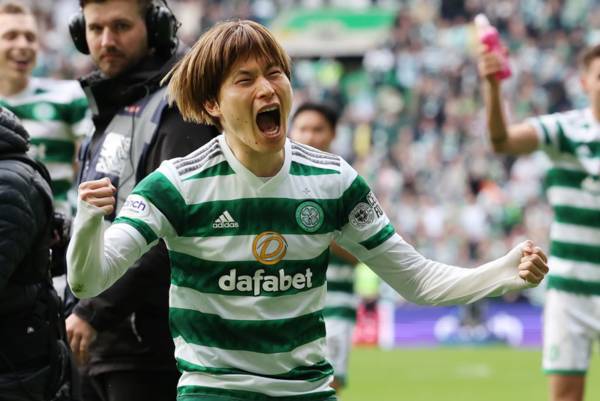 Kyogo completes Treble at Celtic Player of the Year Awards