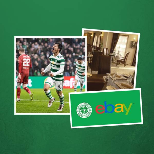 Bid on a Celtic v Aberdeen Trophy Day Walfrid experience for four in Foundation ebay auction