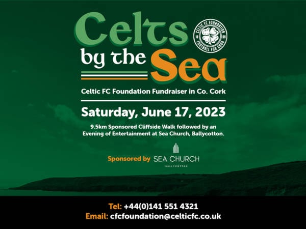 Join the ‘Celts by the Sea’ for a fantastic Foundation Fundraiser in Cork