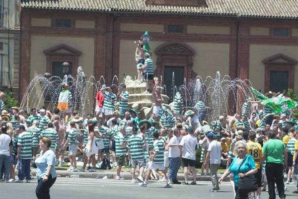 Celtic fans recall skipping exams and getting engaged in Seville