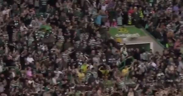 Watch moment Celtic fans celebrated Rangers ‘goal’ as they thought SWPL trophy was Parkhead-bound